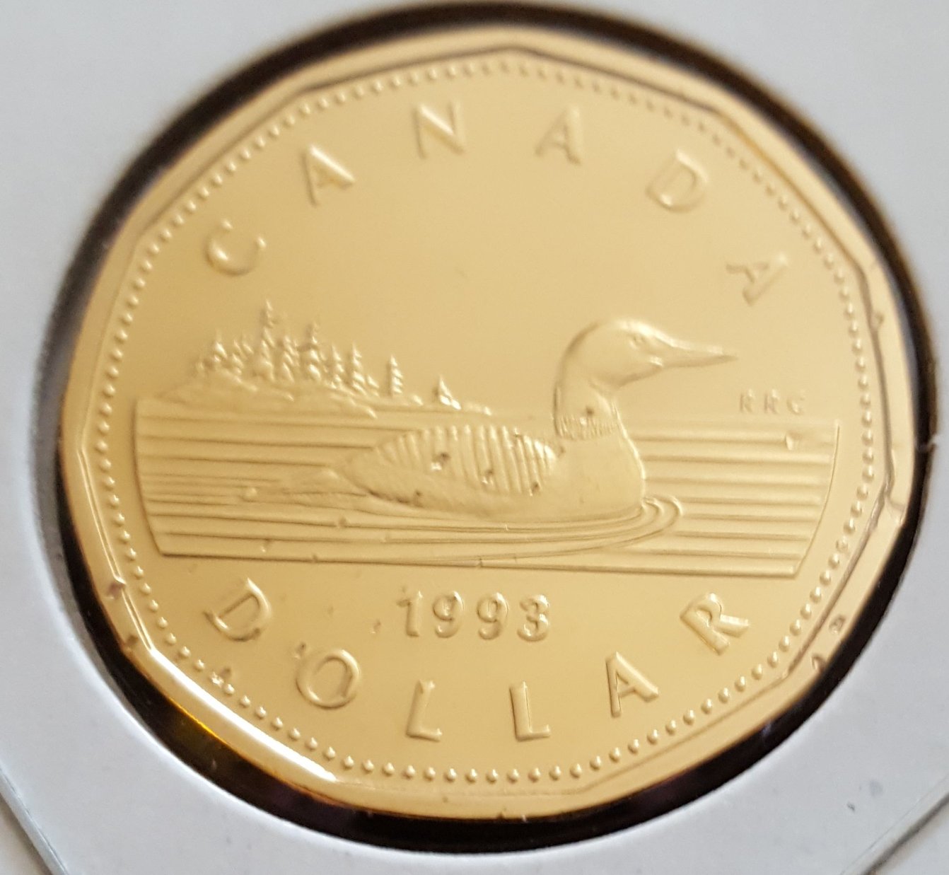 1988-Sealed-Loonie-In-A-Proof-Like-Set..-Damaged.