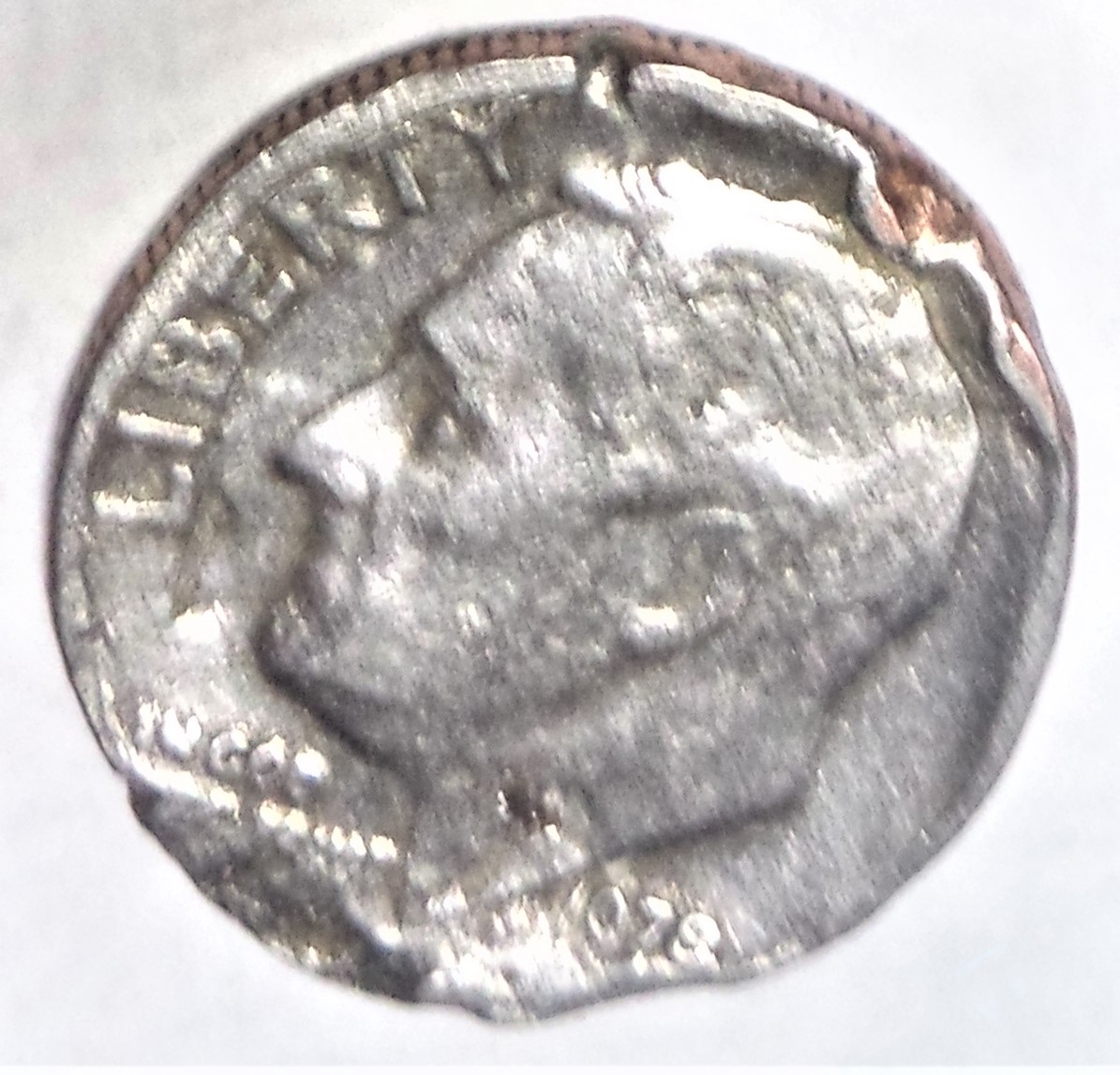 1979-&-1999-P-Roosevelt-Dime-Abnormalities-In-Pocket-Change...
