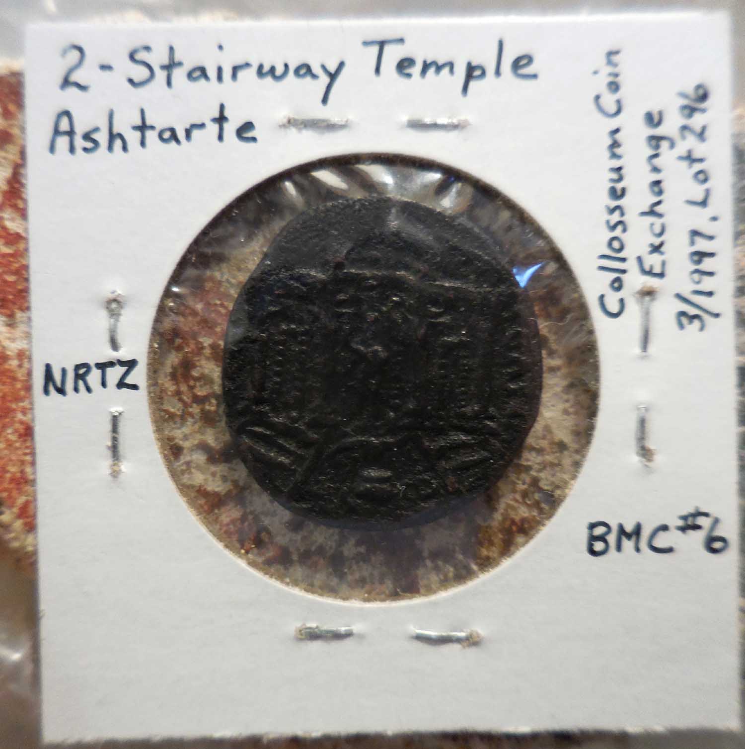 Phoenicia,-Orthosia.-Elagabalus.-221/2-Ad,-View-Of-Two-Stair-Temple!