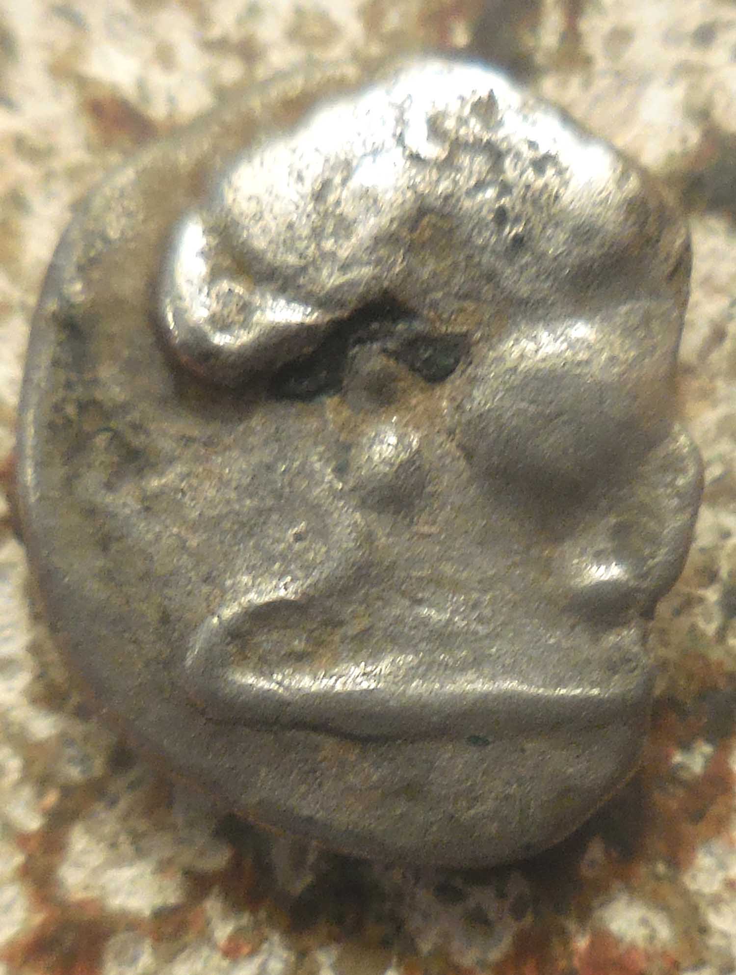 Today's-Challenge-Coin:-Greek-Silver,-11.5mm,-0.70-Grams