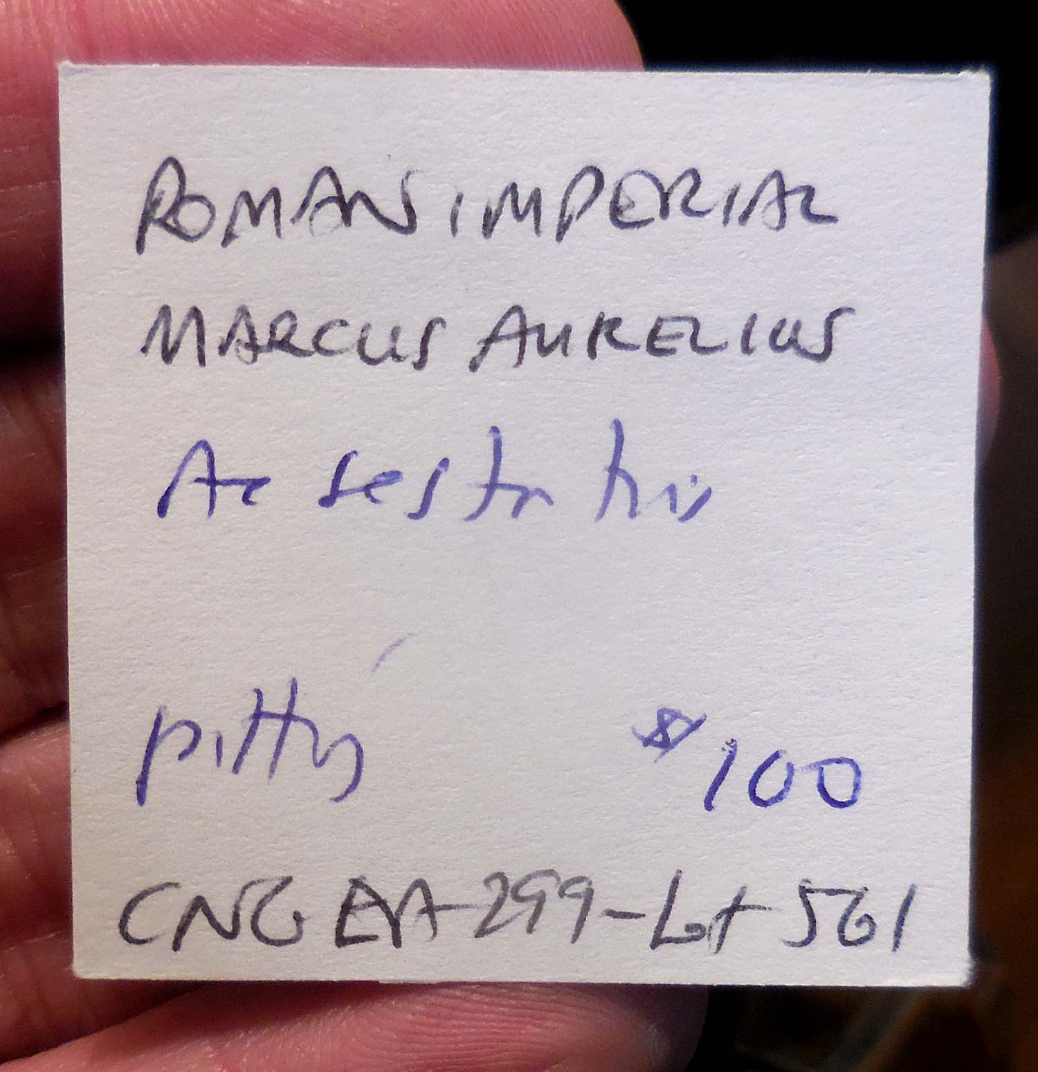 Marcus-Aurelius-Sestertius:--Pitted-Obverse-But-Amazing-Reverse: