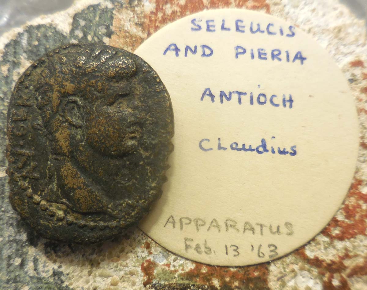 Seleucis-&-Pieria-Claudius-As-47/8-Ad-Old-1963-Tag-Half-Serrated?-27-MM
