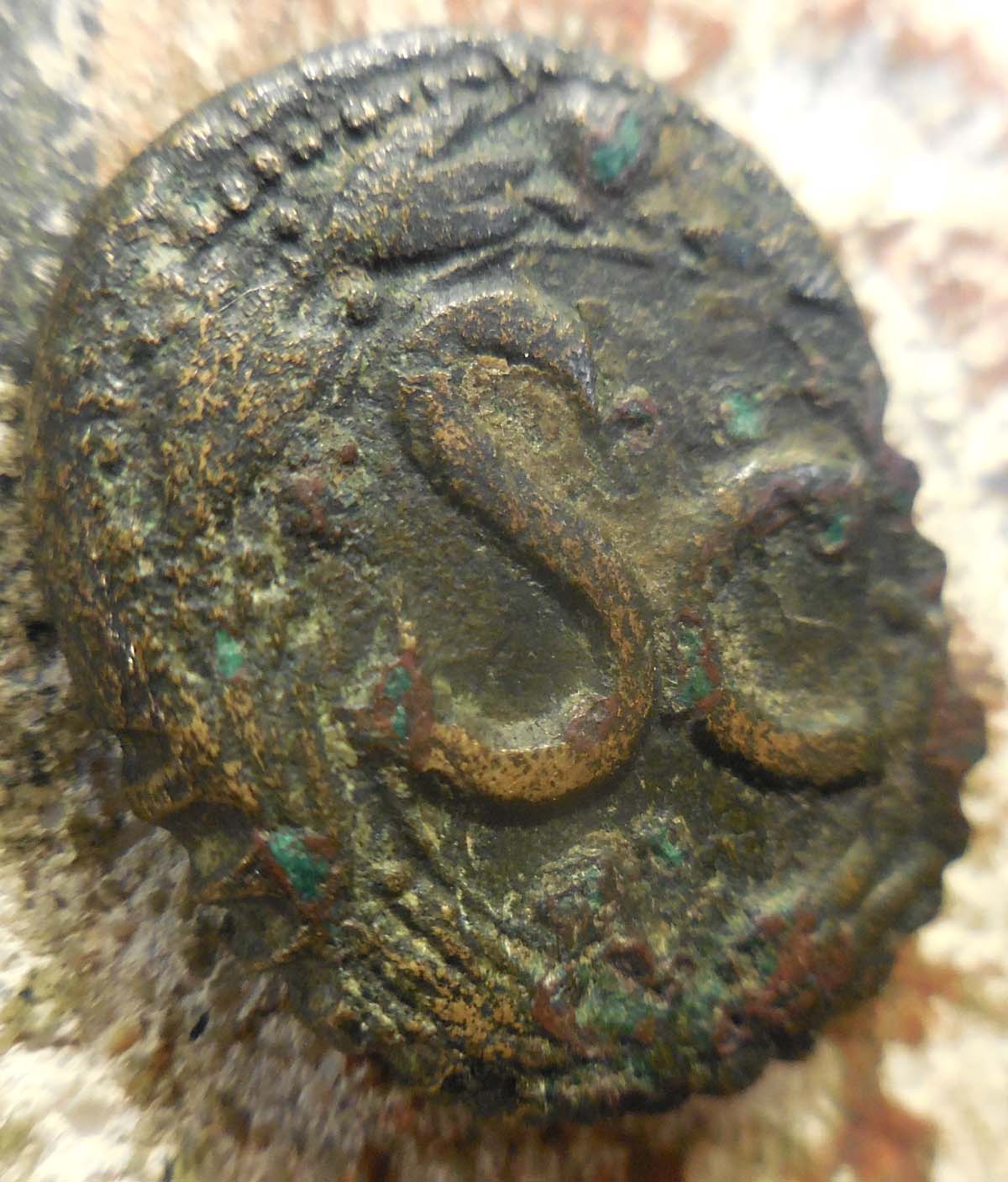Seleucis-&-Pieria-Claudius-As-47/8-Ad-Old-1963-Tag-Half-Serrated?-27-MM