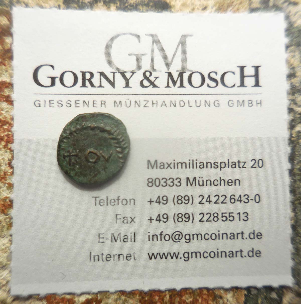 Justinian-I,-527-565-Ad-Ae-Nummus-0.54g.-539-542-Ad-Carthage.