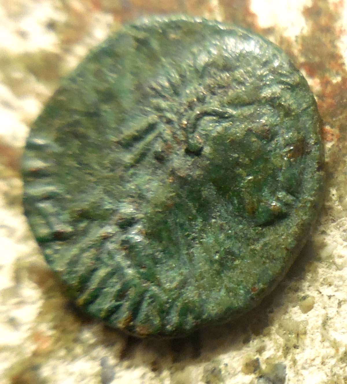 Justinian-I,-527-565-Ad-Ae-Nummus-0.54g.-539-542-Ad-Carthage.