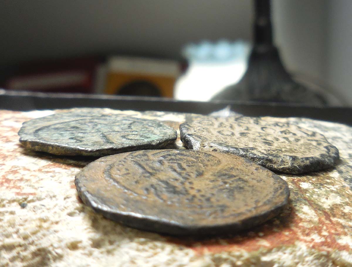 3-Coins-Of-Tancred,-Types-1,-2-&-4-Crusader-Reagent-Of-Antioch-1101-1112-Ad