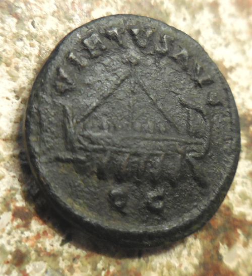 Allectus-Romano-British-Emperor-293-296-Ad-Galley-Quinarius