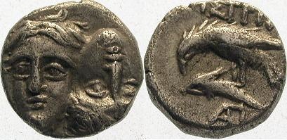 Diobol-From-Moesia,-Istros
