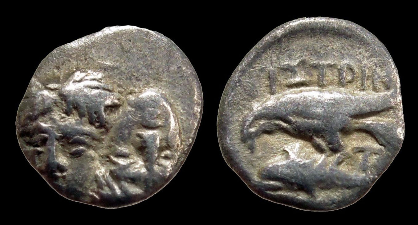 Diobol-From-Moesia,-Istros