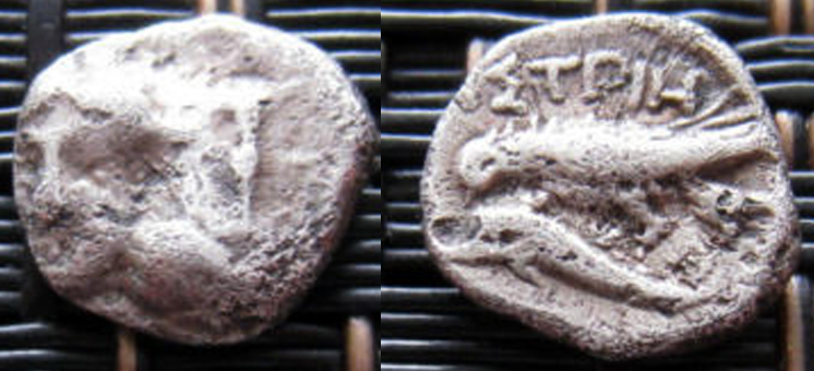 Diobol-From-Moesia,-Istros