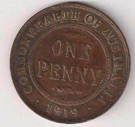 1919-Australian-One-Penny.