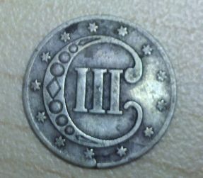 1851-3-Cent-Silver
