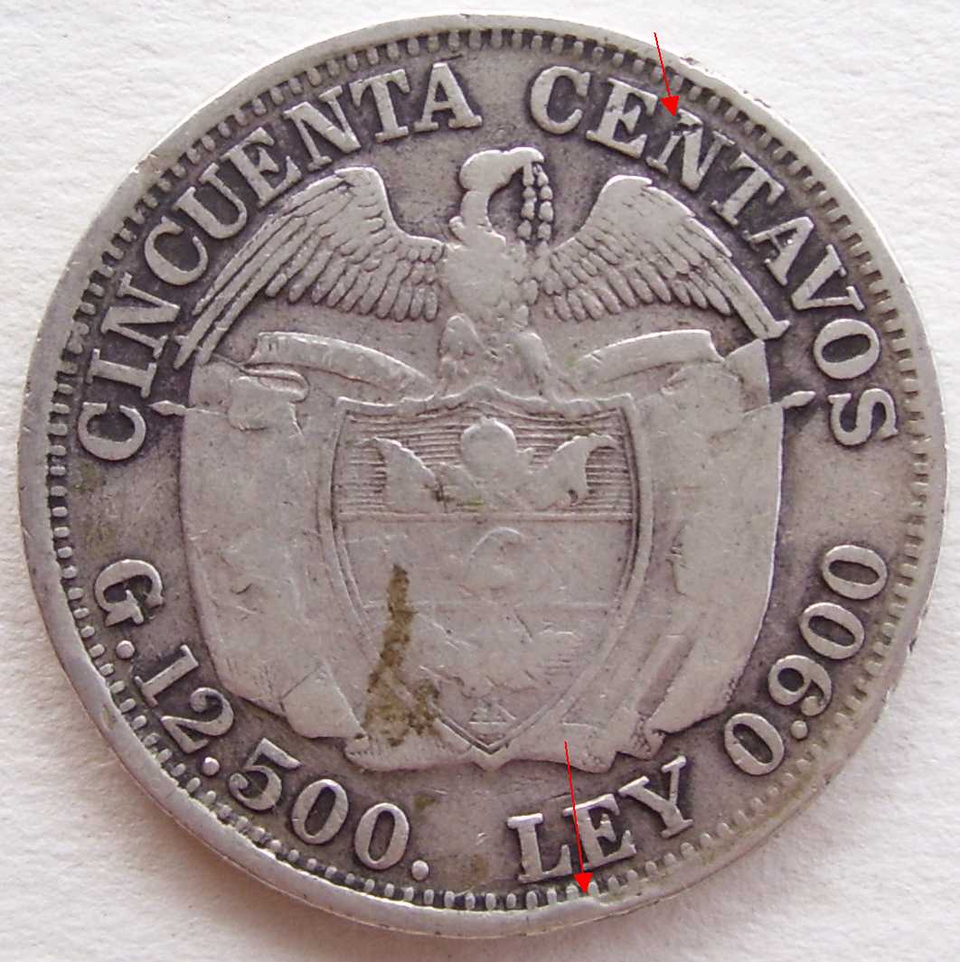 Two-50-Cents-1919-Colombian-Coins