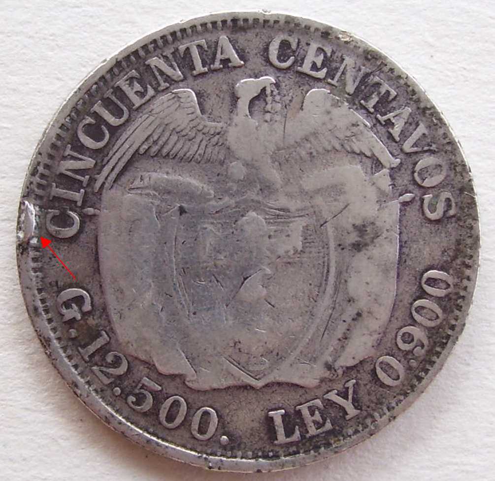 Two-50-Cents-1919-Colombian-Coins