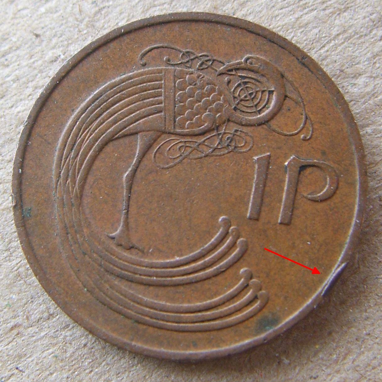 Ireland-1971-One-Penny-With-Rim-Cud