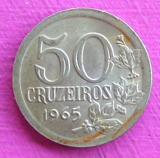 Brasil-50-Cruzeiros-1965-Die-Crack-All-Over-The-Face