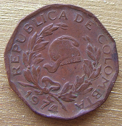 Colombian-2-1/2-Cents-1881-:-Die-Crack--,-Die-Break-,-Lamination-Error,-PMD?