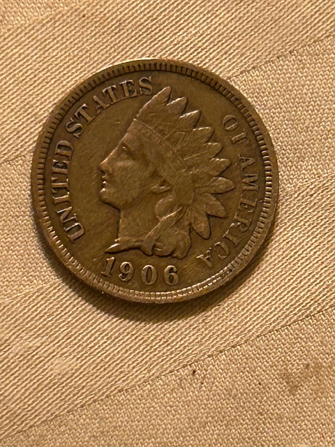 1906-Indian-Head-Cent-Worth-?--Looks-To-Be-In-Almost-Perfect-Condition