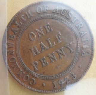 1923-Half-Penny-Value