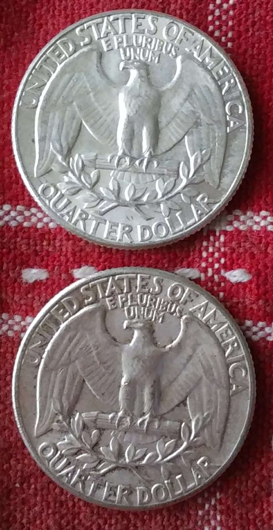 1964-Type-B-Reverse-FS-901-Washington-Quarter-X-2-Grades?