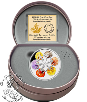 Canada-2014-$20-75th-Anniv.-Of-The-Royal-Winnipeg-Ballet