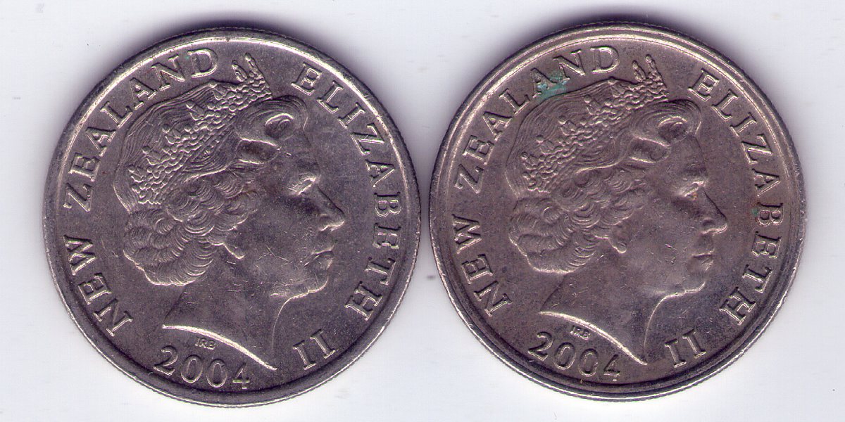 2004-New-Zealand-10c/$1-Mule-Found-In-Circulation-In-Australia