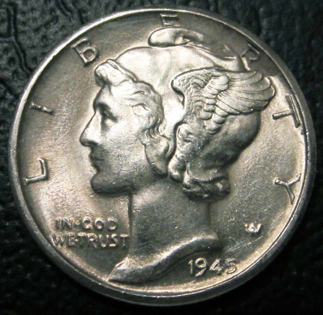 1945-D/D-RPM-1-Mercury-Dime