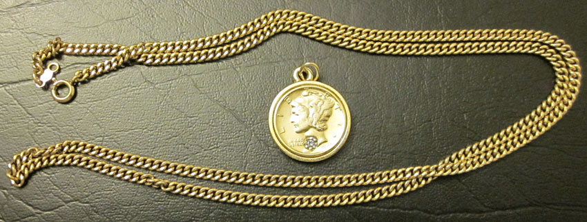 Gold-1939-Mercury-Dime-For-Grading.