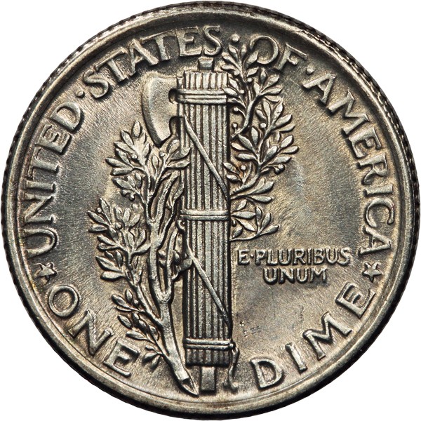 1921-D-Mercury-Dime-In-Coin-Roll.