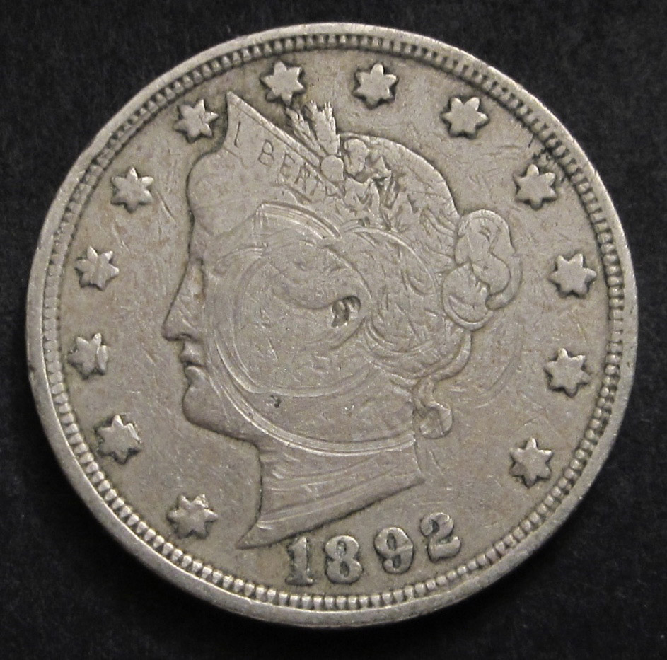 1892-Liberty-Five-Cents