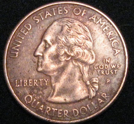 2001-North-Carolina-State-Quarter,-How-Is-A-Coin-Toned?