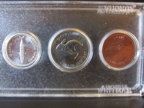 1966-Voyageur-Dollar-In-A-1967-Proof-Set