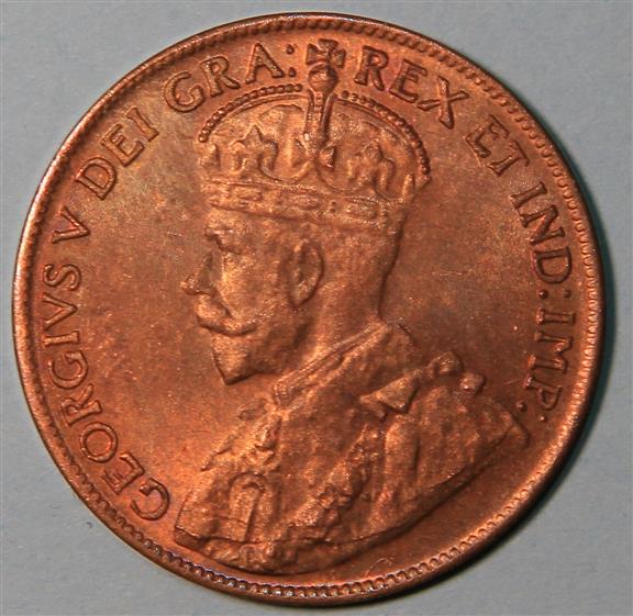 1917-Newfoundland-Penny-Missing-'C'-Mint-Mark.