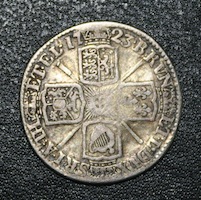 George-I-1723-Shilling-With-Bars-In-Angles