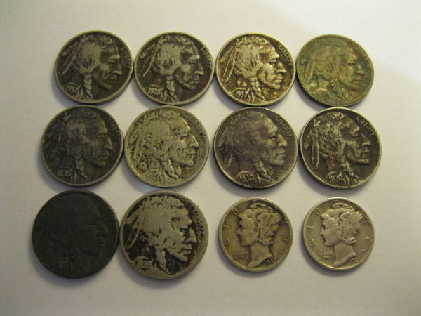 Indian-Head-Cents,-Nickels-And-Dimes-Pick-Up-In-UK-For-£18