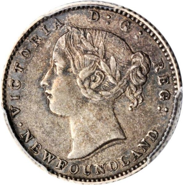 Stacks-Bowers-Pick-Up:-NFLD-1880/70-10c-PCGS-Ef45
