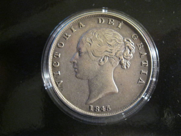 1845-Half-Crown-Pick-Up-Tonight:-High-Grade