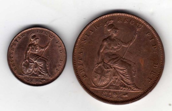 1841-Penny-And-1841-Farthing: