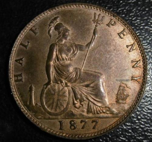 1877-Half-Penny;-Recent-Pick-Up