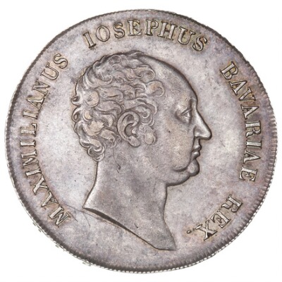 Bavaria-1814-Thaler-With-Stop-After-Rex