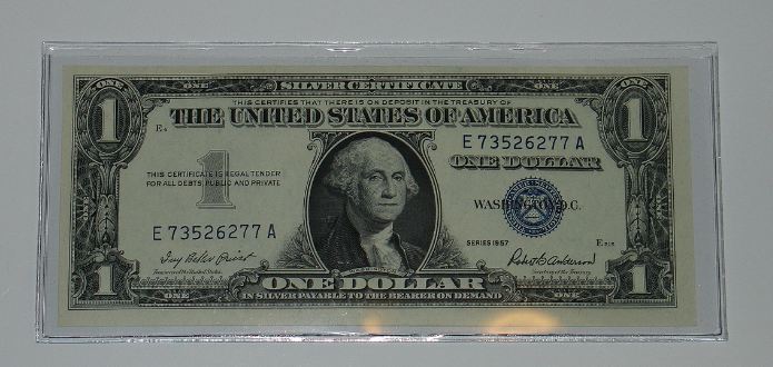 1957-One-Dollar-Silver-Certificate