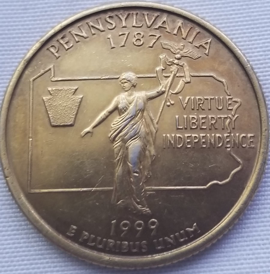1999-D-State-Quarter-Missing-Clad-Layer?