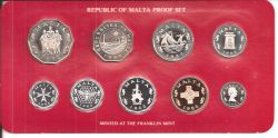 Malta---1982-Proof-Set-Of-The-Coinage