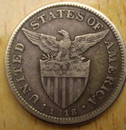Philippines-1918-S-50-Centavos-Counterfeit-Error