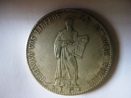 5-Lires-San-Marine-1848.-Value-Please?