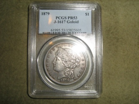 1879-Morgan-Silver-Dollar-With-Metals-Breakdown-On-Reverse.