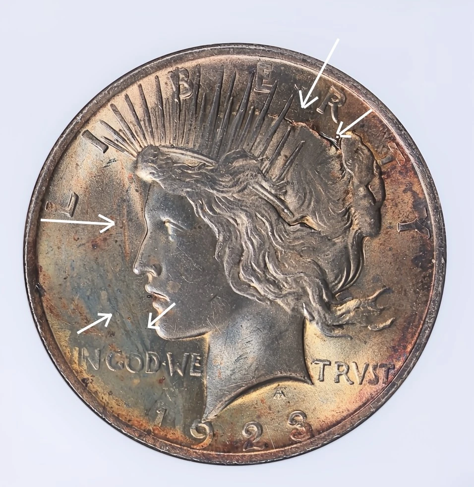 1923-Toned-Peace-Dollar