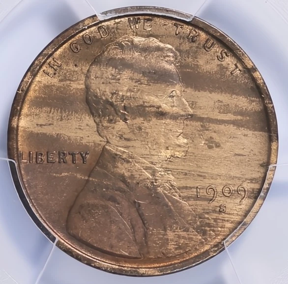 1909-S-VDB-Lincoln-Cent--Questionable-Color-Or-A-Woody