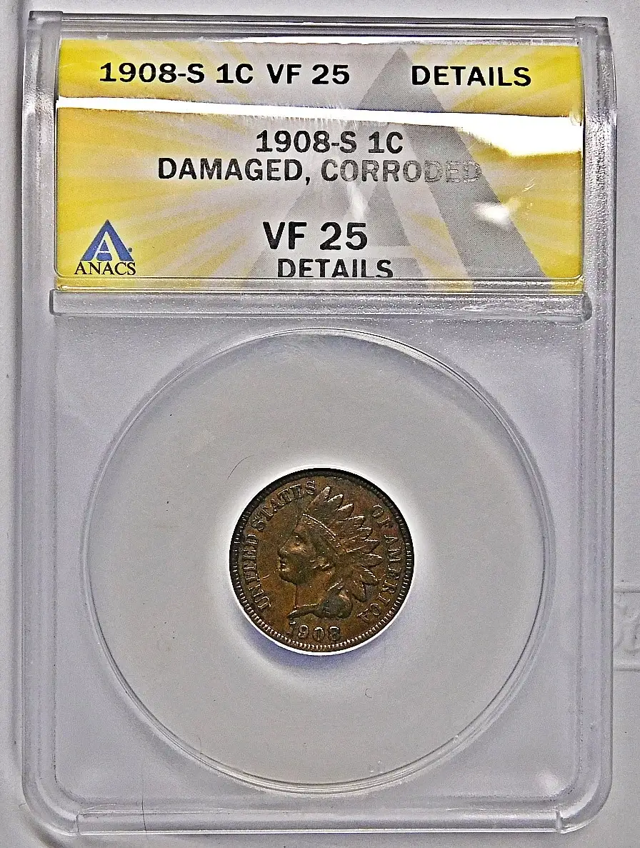 1908---S-Indian-Cent-For-Grading