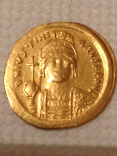 2-X-Gold-Byzantine-Coins,-I.d-And-Info-Please